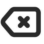 Backspace SVG Icon